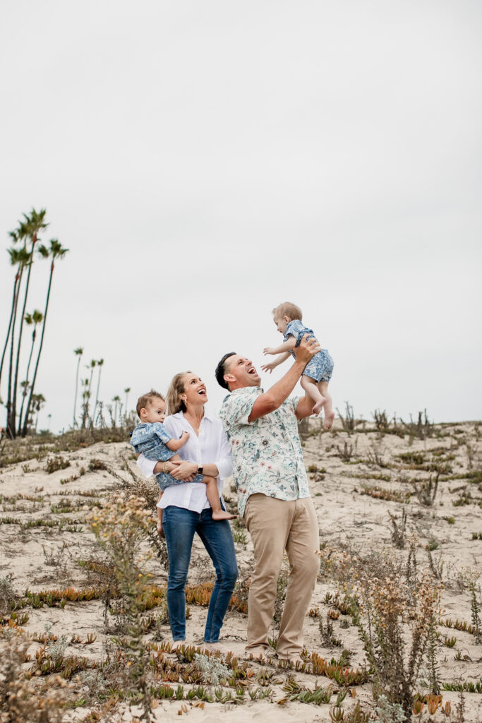 Family Fall Mini Session at Seal Beach  Jetty
