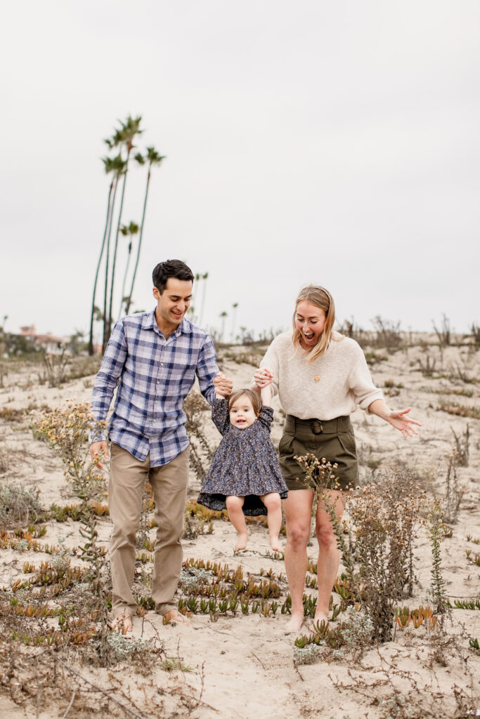 Family Fall Mini Session at Seal Beach Jetty