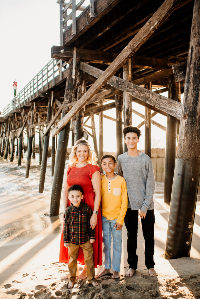 Family Fall Mini Session at Seal Beach Pier