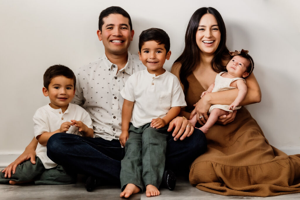 Long Beach In-Home Lifestyle natural light newborn photography