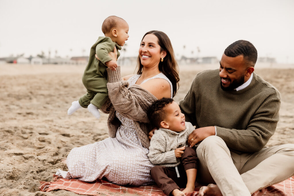 Top Things to Do in Long Beach Before Your Cruise, get a family photo session on the beach by Archer Inspired