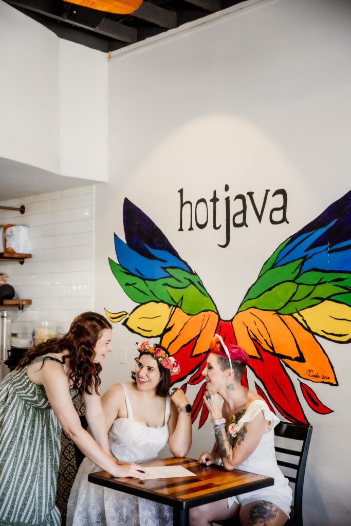 LGBTQ wedding photographer in broadway st. in Long Beach